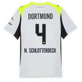 Borussia Dortmund Nico Schlotterbeck #4 Uit tenue 2025-26 Korte Mouw